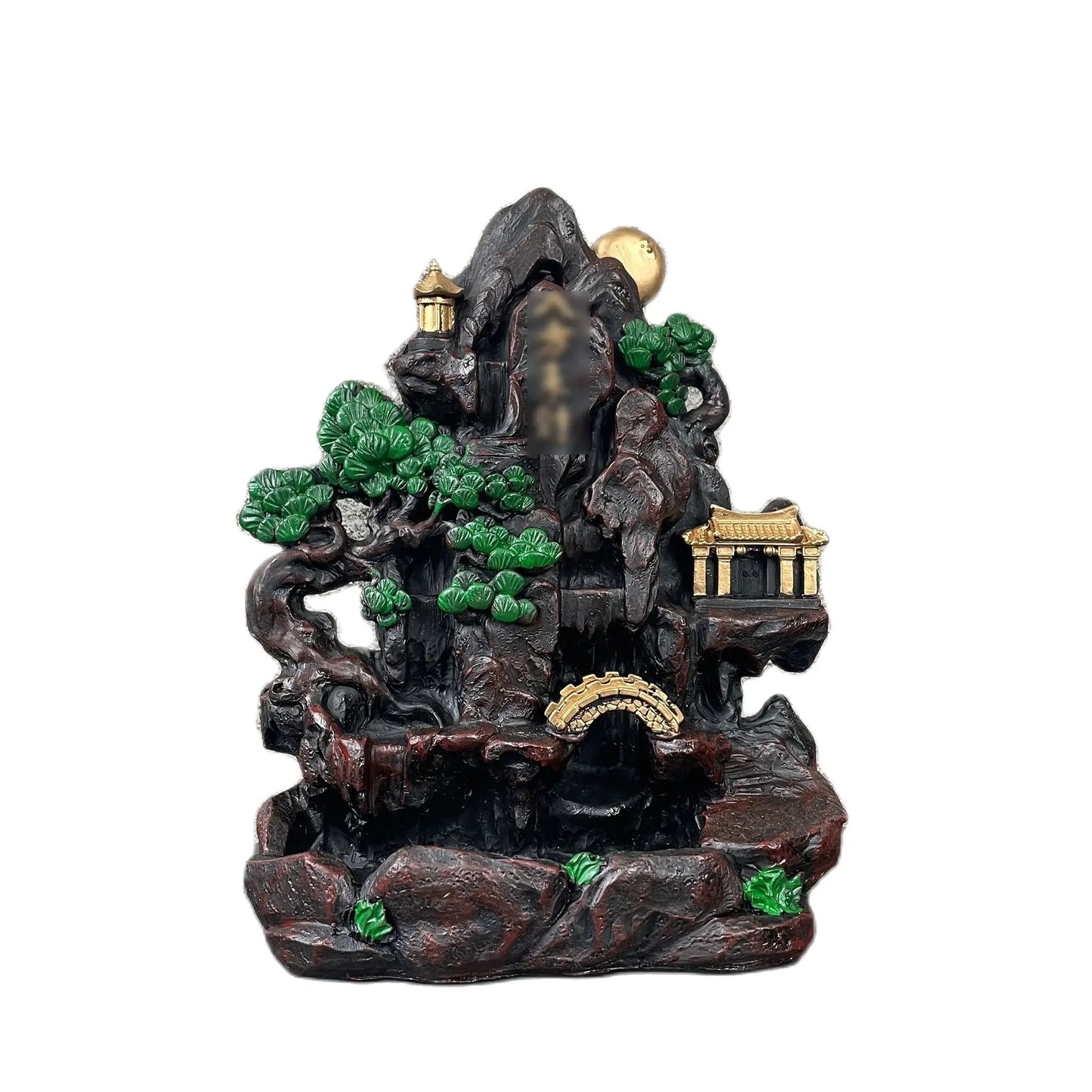 1-Piece Resin Eight Directions Fortune Incense Holder