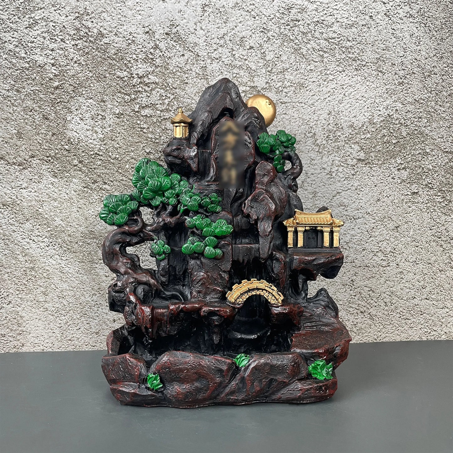 1-Piece Resin Eight Directions Fortune Incense Holder