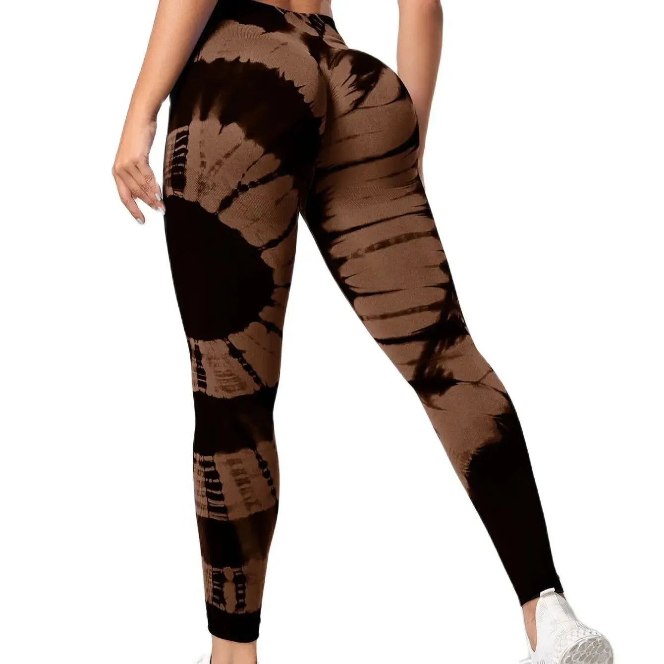 Seamless Leggings for Women Fitness Yoga Pants High Waist Tie Dye Legging Workout Scrunch Butt Lifting Sports Gym Tights Woman